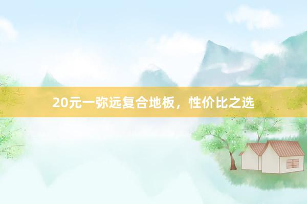 20元一弥远复合地板，性价比之选