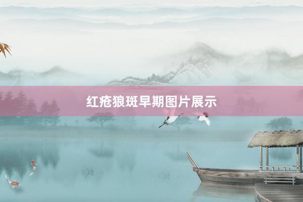 红疮狼斑早期图片展示